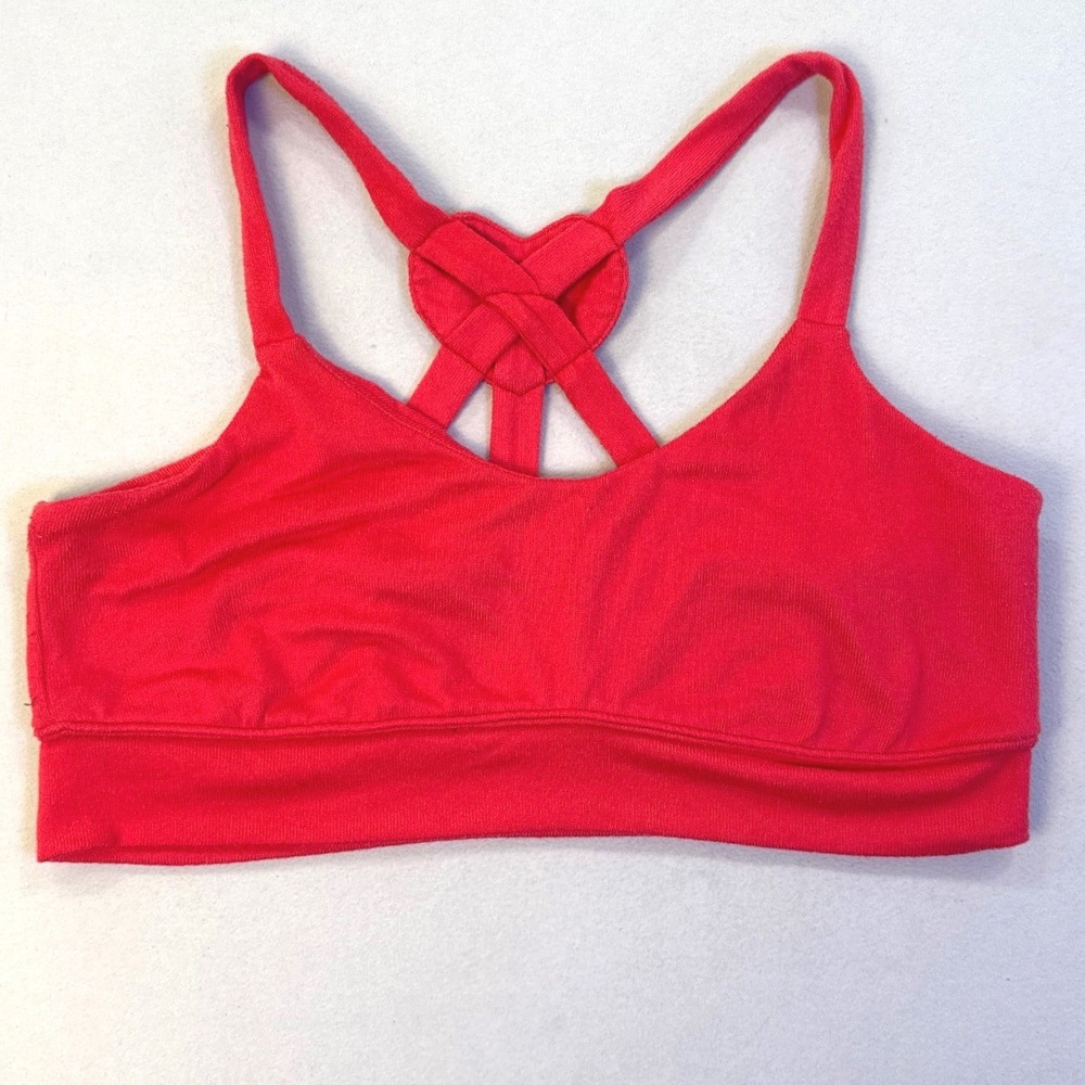 Altar'd State Red Strappy Heart Back Bralette XL PT241653A